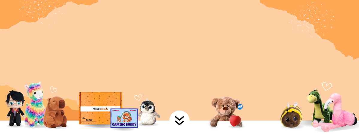 FREUDEBOX Geschenkboxen mit Kuscheltier und Grußkarten