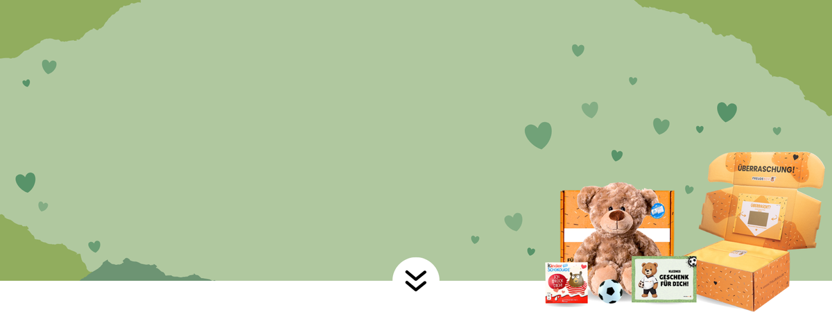 FREUDEBOX Geschenkboxen mit Kuscheltier und Grußkarten