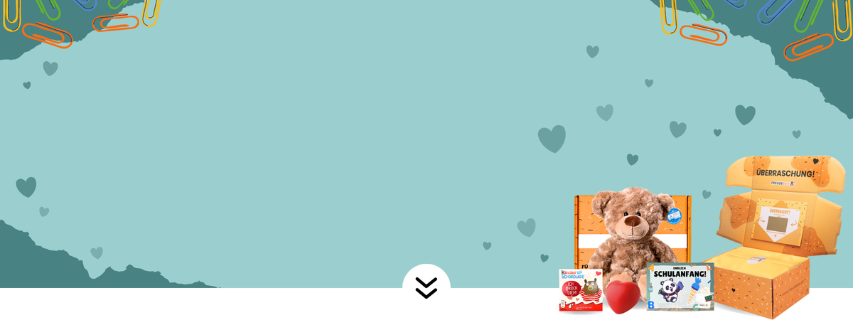 FREUDEBOX Geschenkboxen mit Kuscheltier und Grußkarten